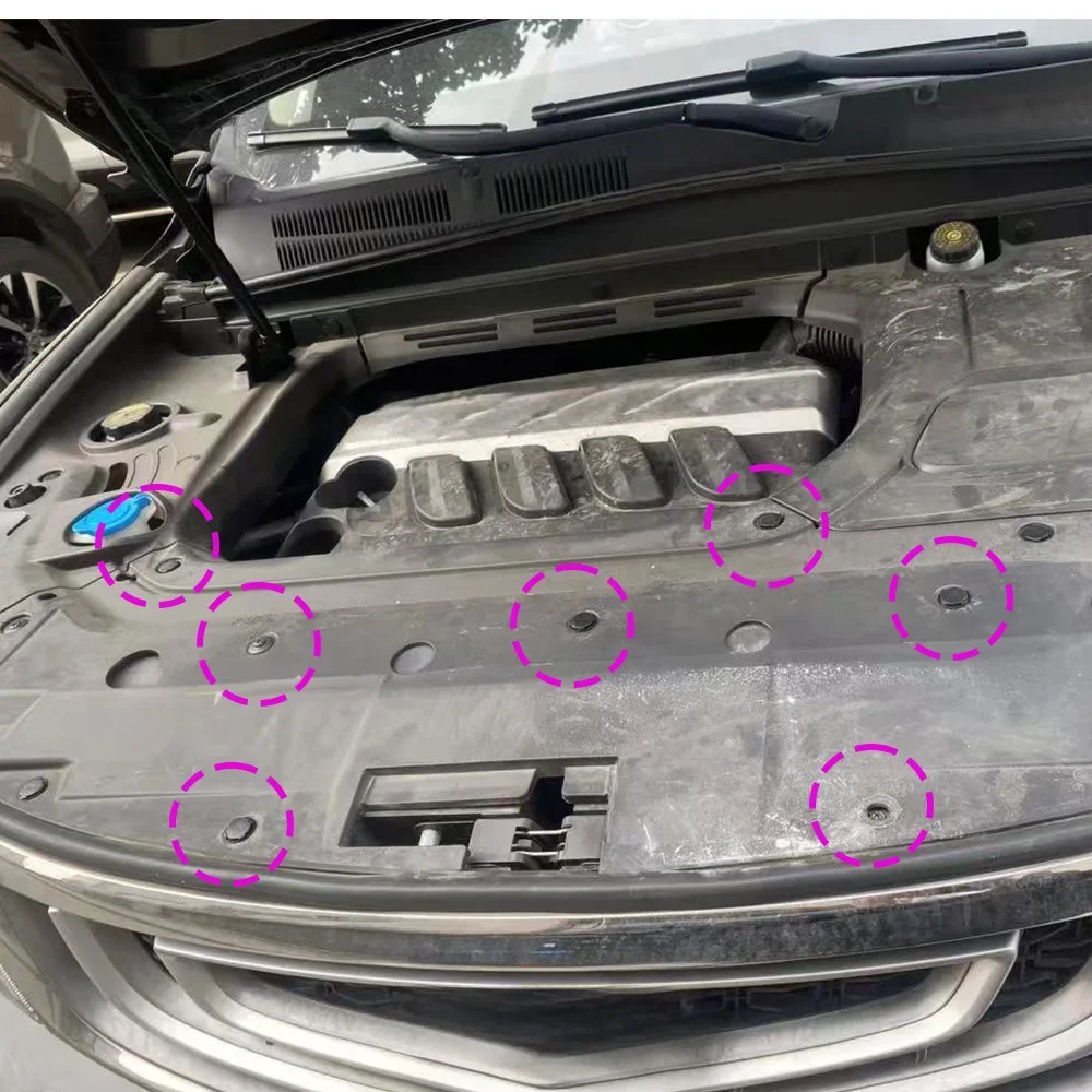 Grapas paso de rueda Kia 86595-2T500 para revestimiento de guardabarros - imagen 5