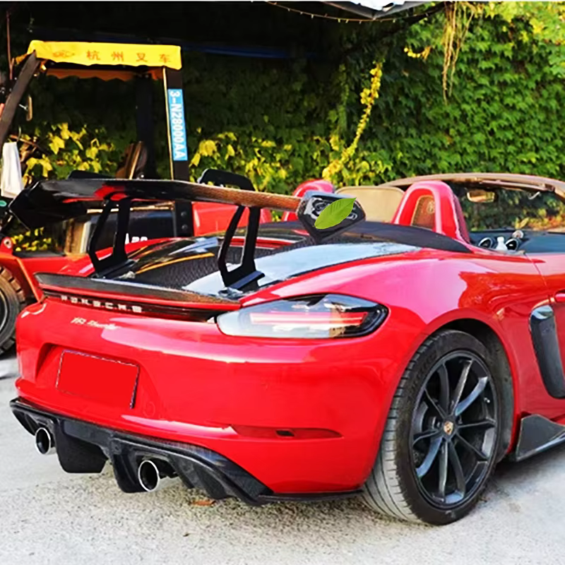 Alerón ducktail de carbono para Porsche 911, Cayman y Boxster - imagen 3