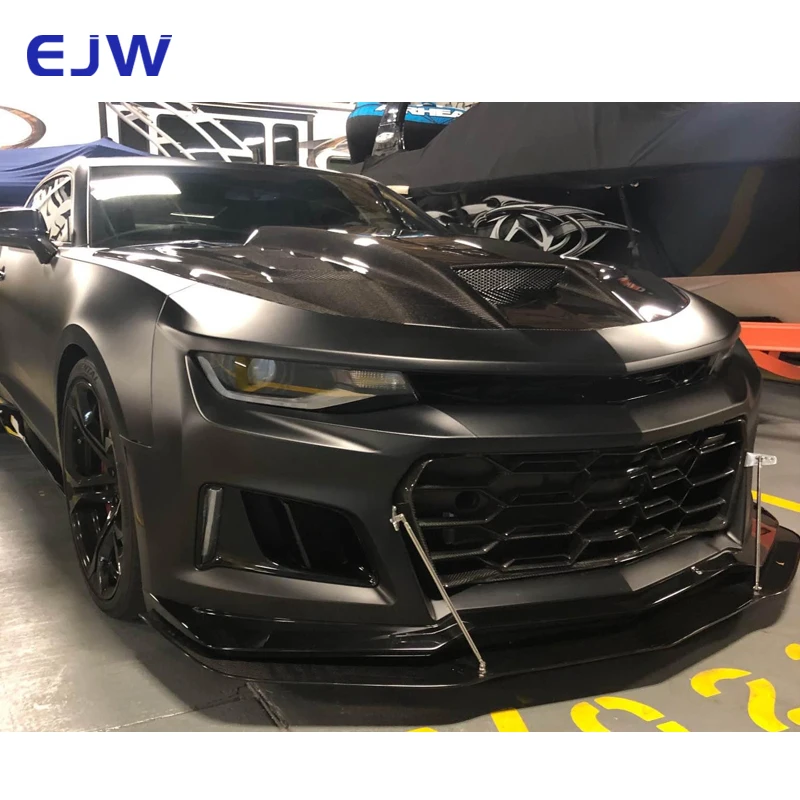 Capó de motor de coche estilo MBJ adecuado para capó de motor de fibra de carbono Chevrolet Camaro de sexta generación - imagen 5