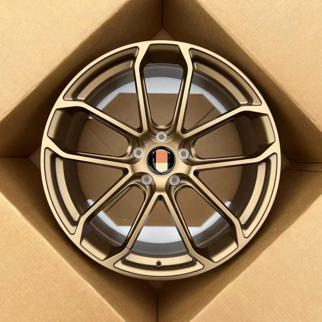 Llantas forjadas negras mate 5x130 ET25 Porsche Panamera - imagen 2