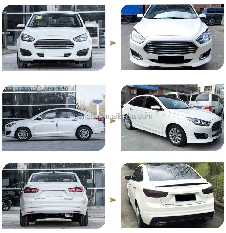 Comparativa del Ford Escort antes y después