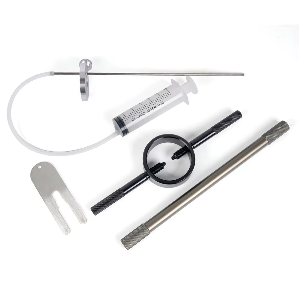 Kit completo con todas las piezas visibles