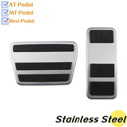 Cobertores pedales acero inox – Ford Fiesta MK8 ST, Ecosport, Puma