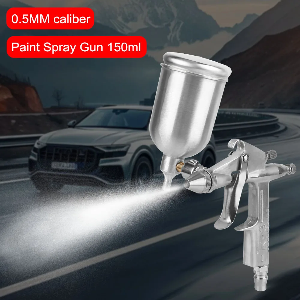 Pistola aerógrafo HVLP con boquilla de 0,5 mm para pintar coches - imagen 5