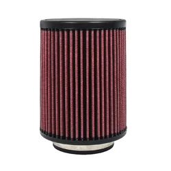 Cono intake aire frío alto flujo lavable 76mm – Rojo