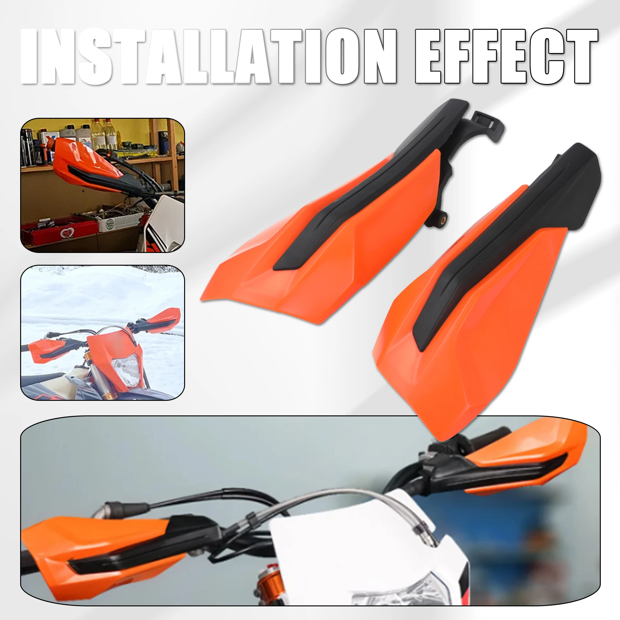 Guardamanos KTM EXC 300 enduro, protección de manos cruzada - imagen 3