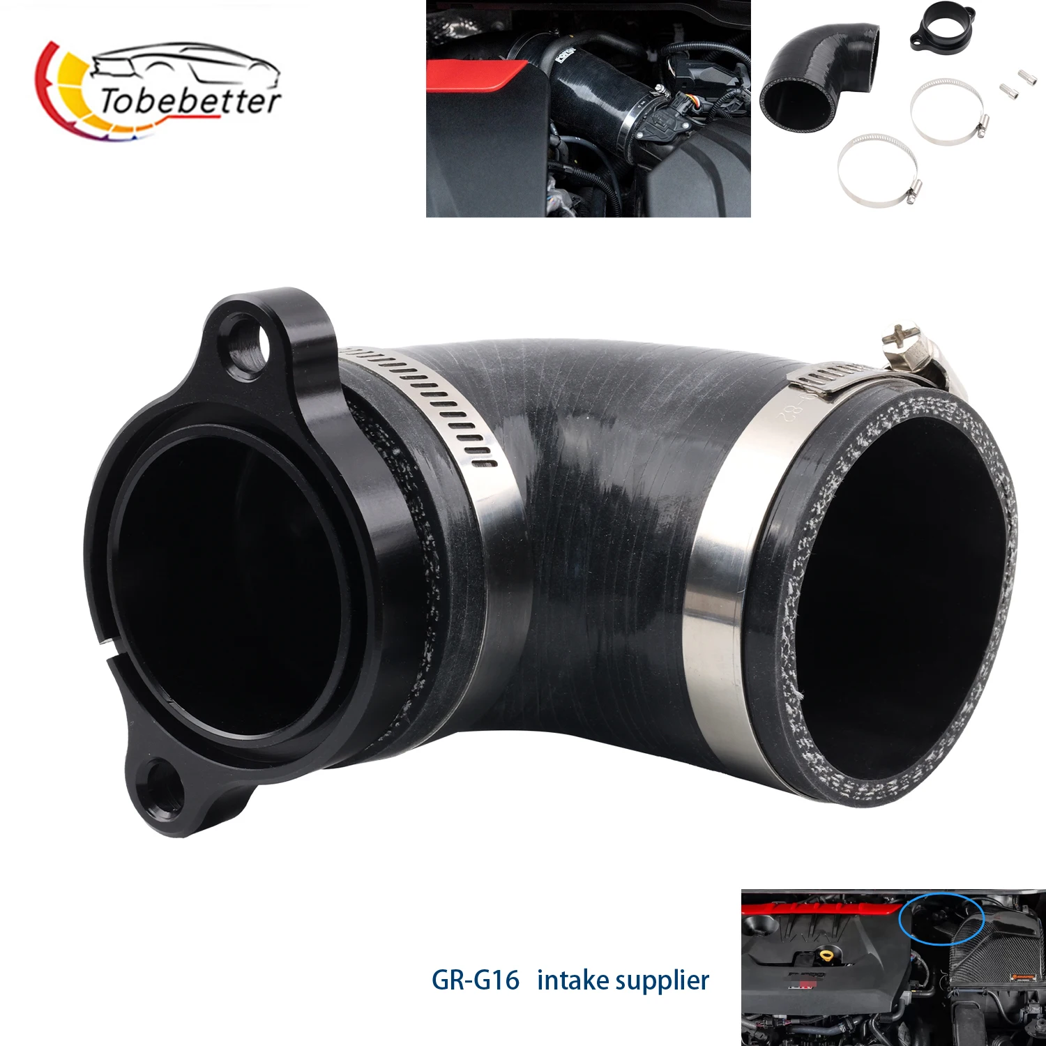 Tubo admisión turbo Toyota GR Yaris y Corolla 1.6L