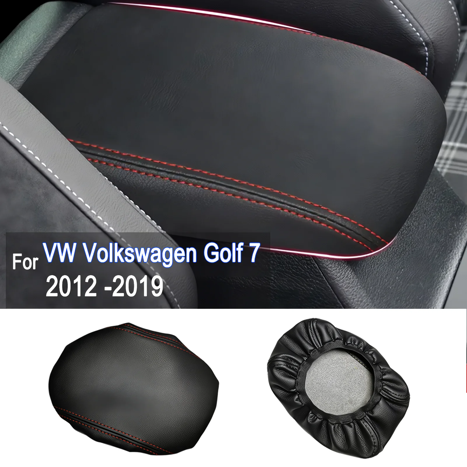 Reposabrazos consola VW Golf 7 MK7 2012-2019 – tapa PU