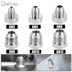 Adaptador macho recto de acero inoxidable para soldar, óxido nitroso