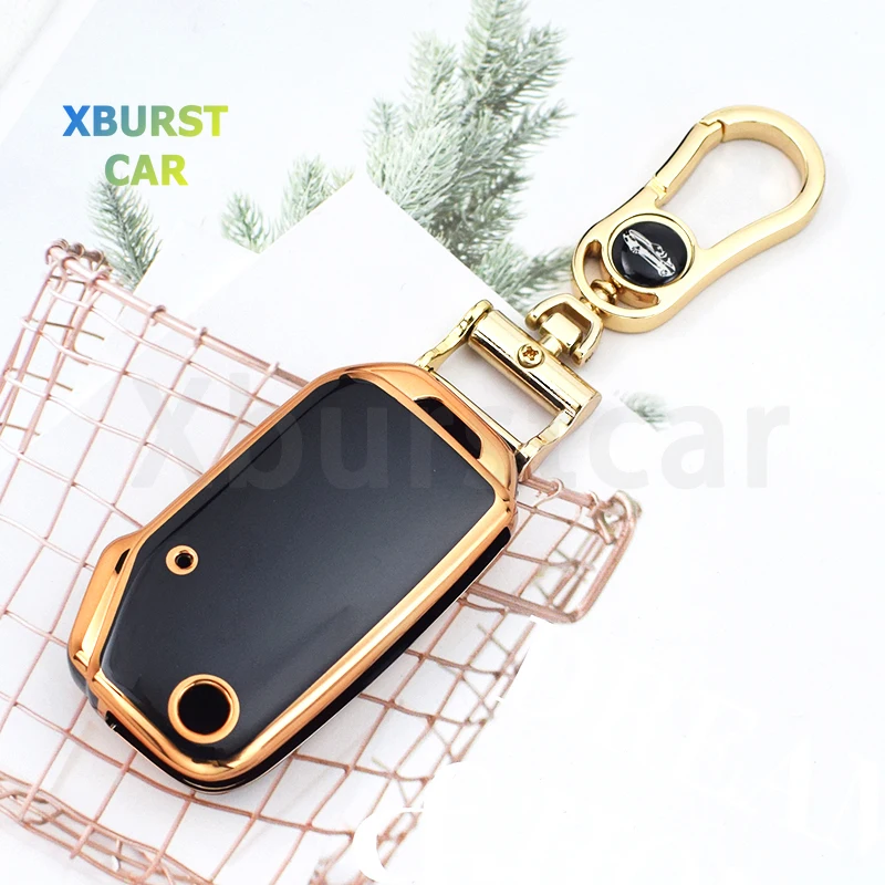 Funda de llave Kia de TPU, carcasa para mando a distancia