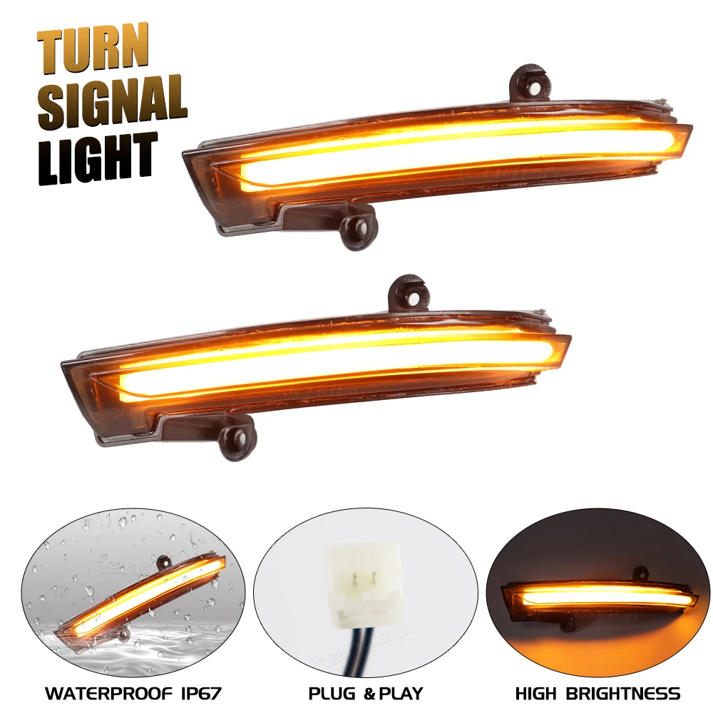 Espejo retrovisor lateral LED dinámico para Nissan Altima Teana - imagen 2