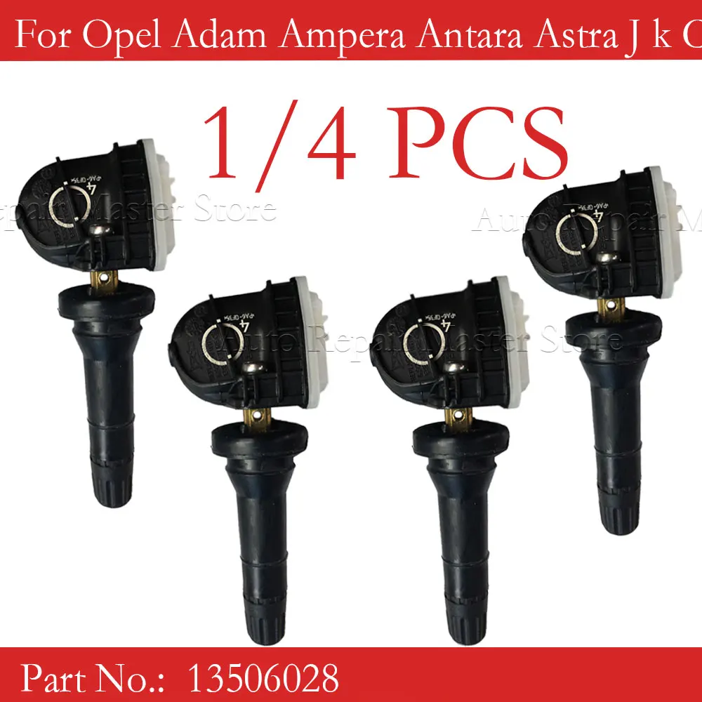 OEM 13506028 Sensor TPMS presión neumáticos Opel Astra J Adam