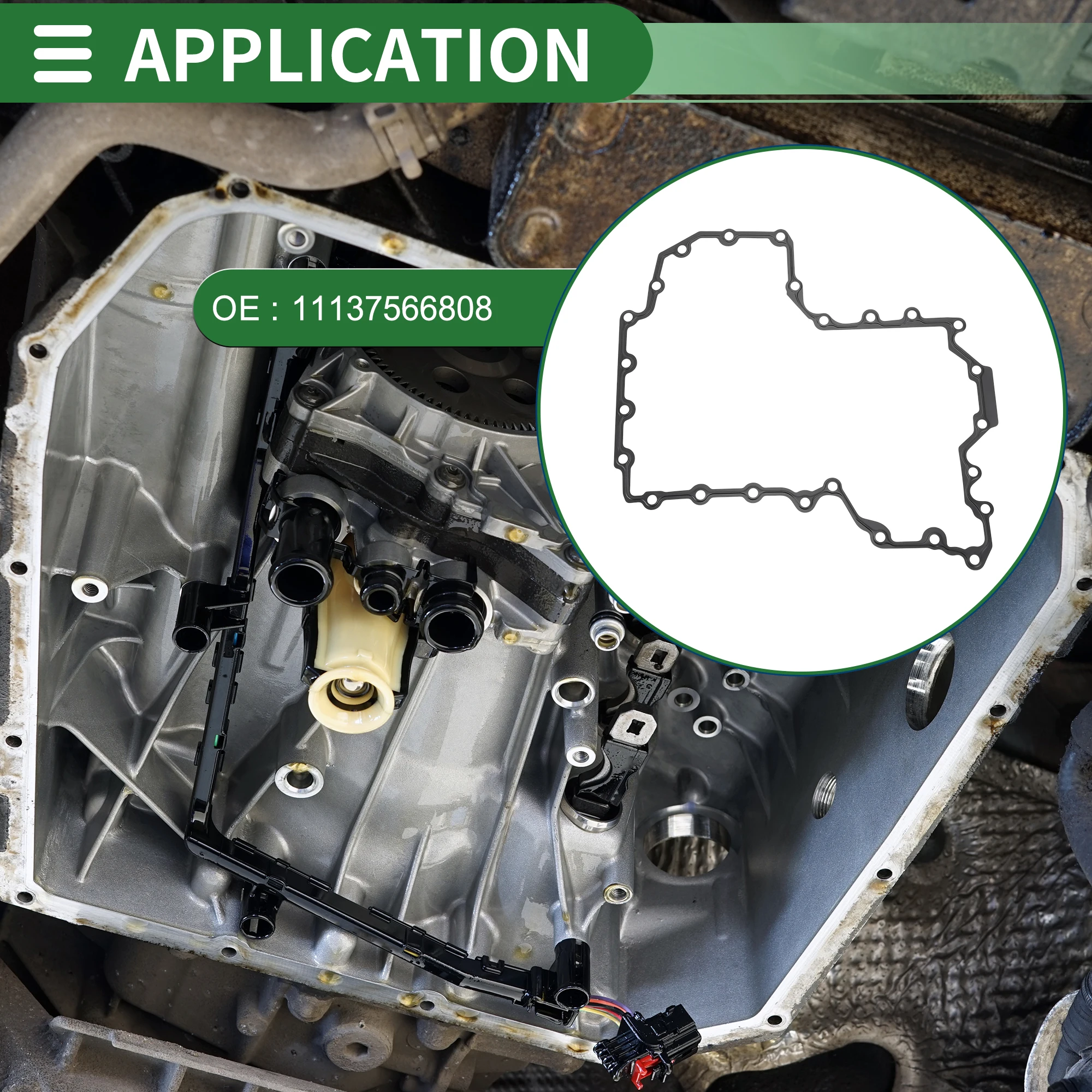 Autohaux 11137566808 Junta del cárter de aceite para BMW X5/X6 - imagen 3