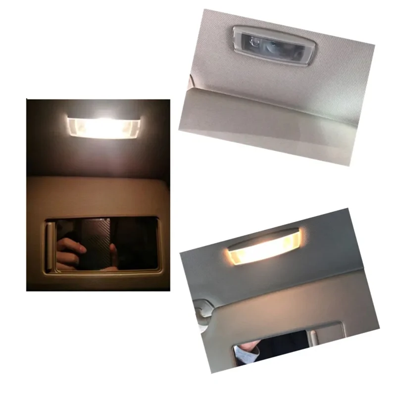 Lámparas de techo para VW Passat B6 B7 CC Golf 5 MK6 MK7 Tiguan Polo luces de maquillaje interiores 1KD 947109 Un gris - imagen 3