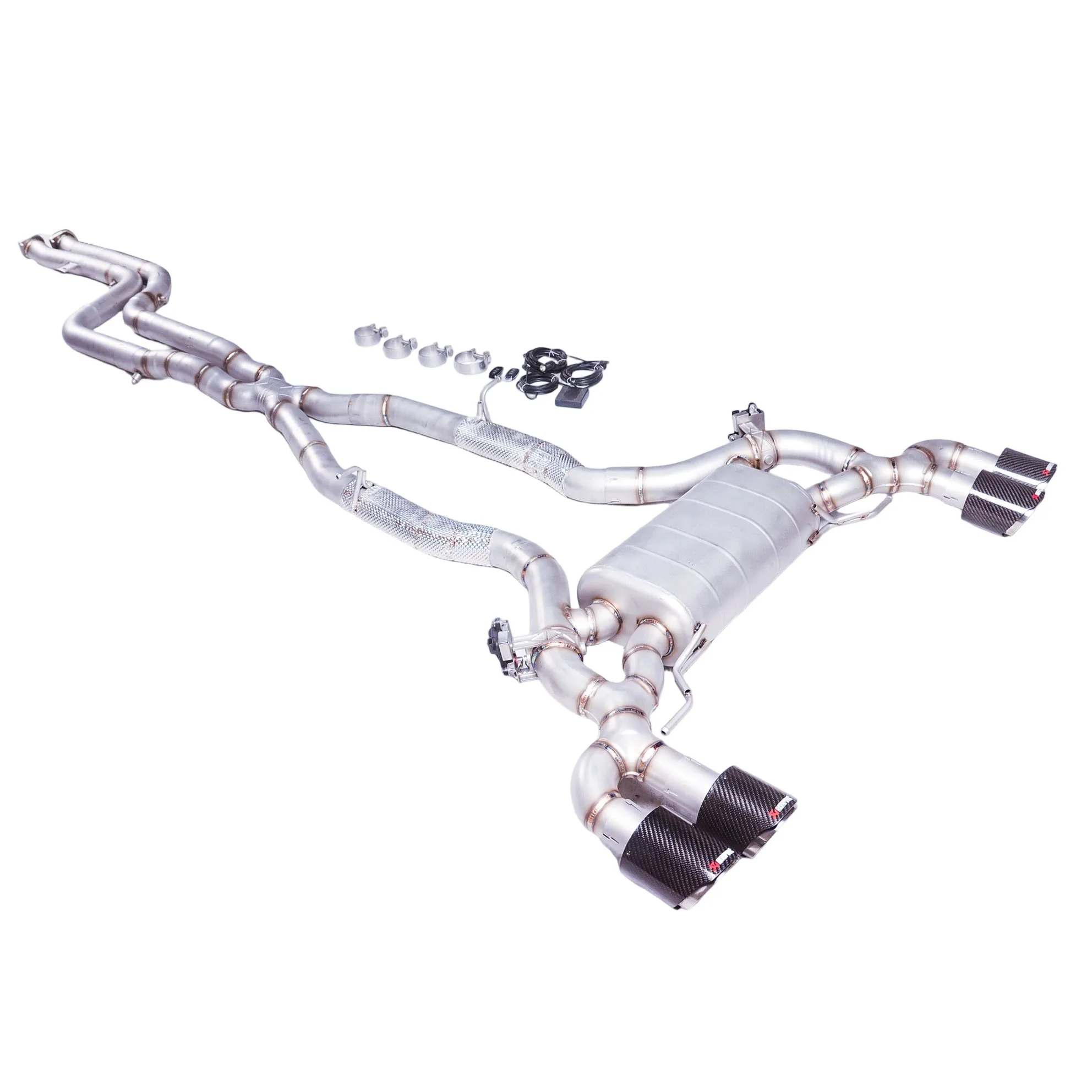 Sistema escape completo Catback con válvula para BMW X4M 3.0T S58