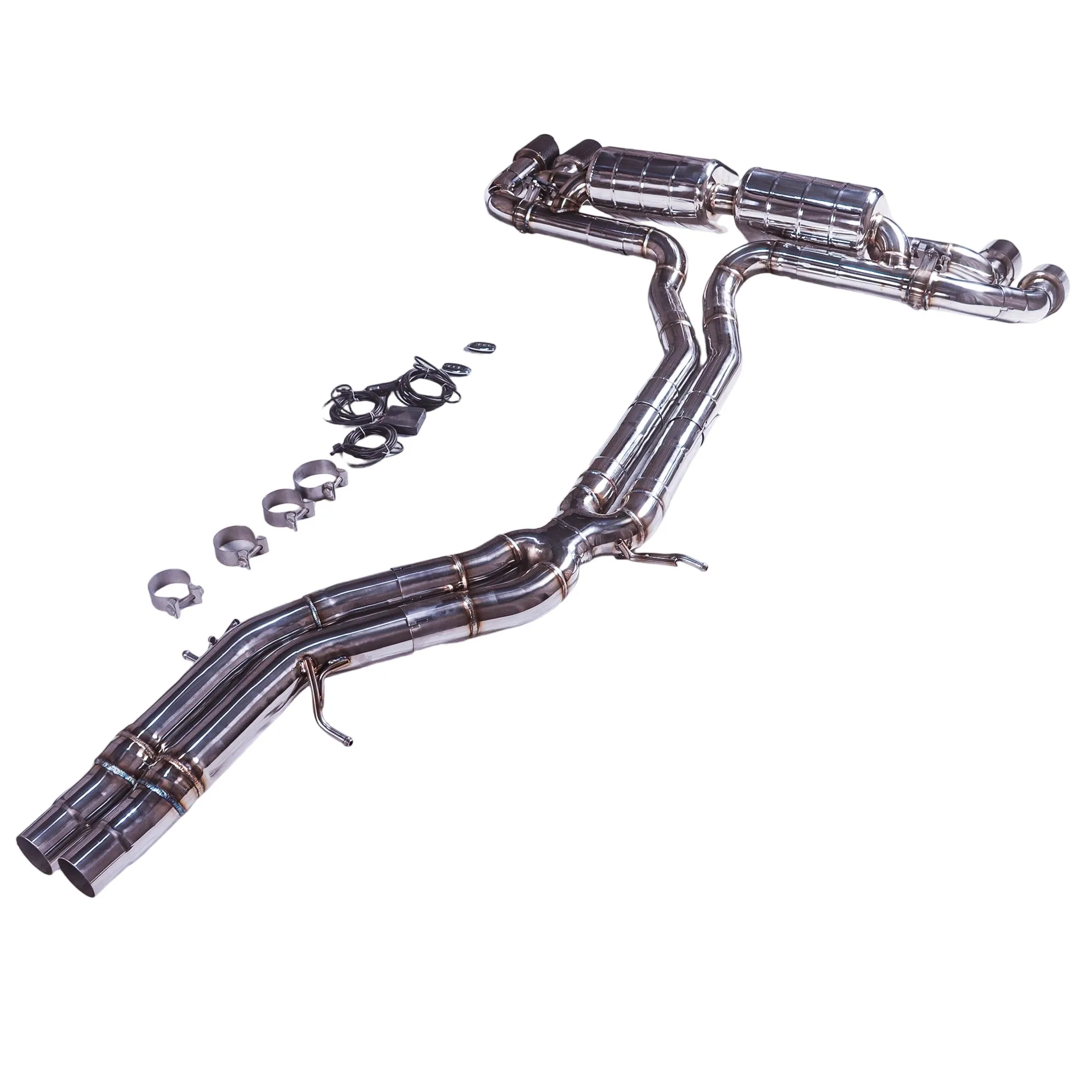 Escape catback Porsche Cayenne 3.0 2019-2022 válvula eléctrica - imagen 2