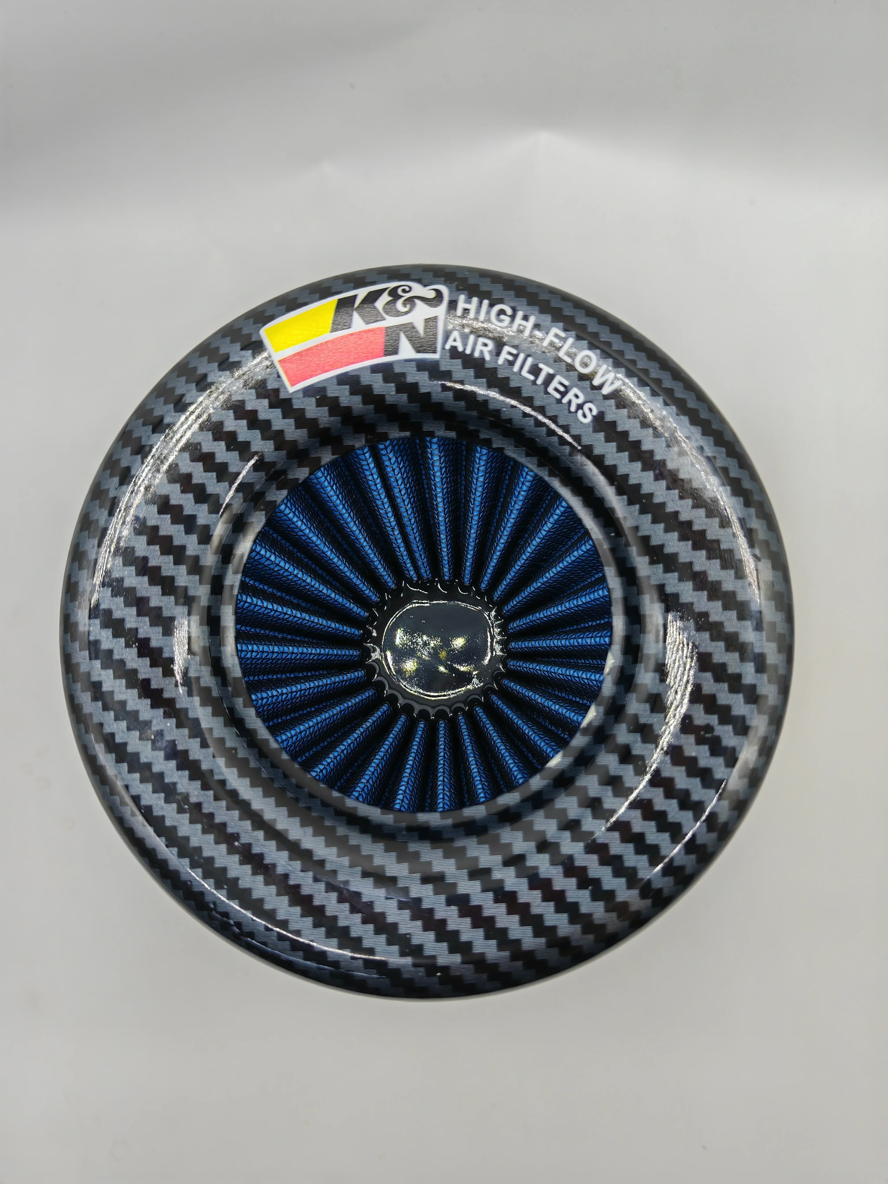 Detalle del diseño alveolar del filtro de aire