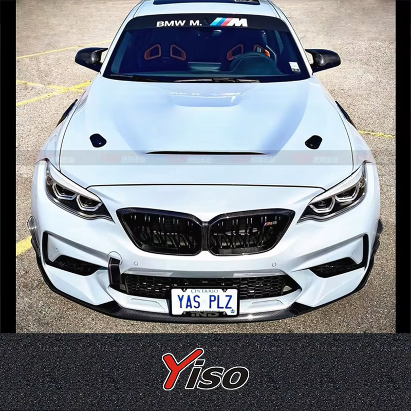 Cubierta de motor GTS de fibra de carbono para BMW M2 Competition - imagen 4