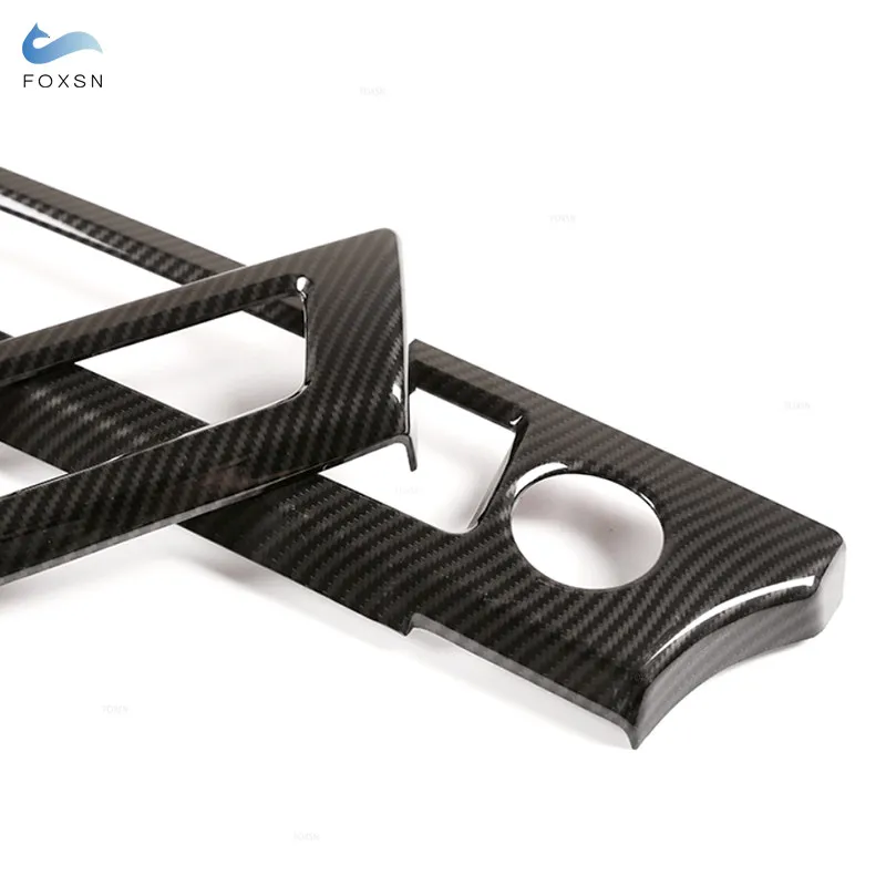 Embellecedor consola central BMW Serie 3 E90 fibra de carbono - imagen 3