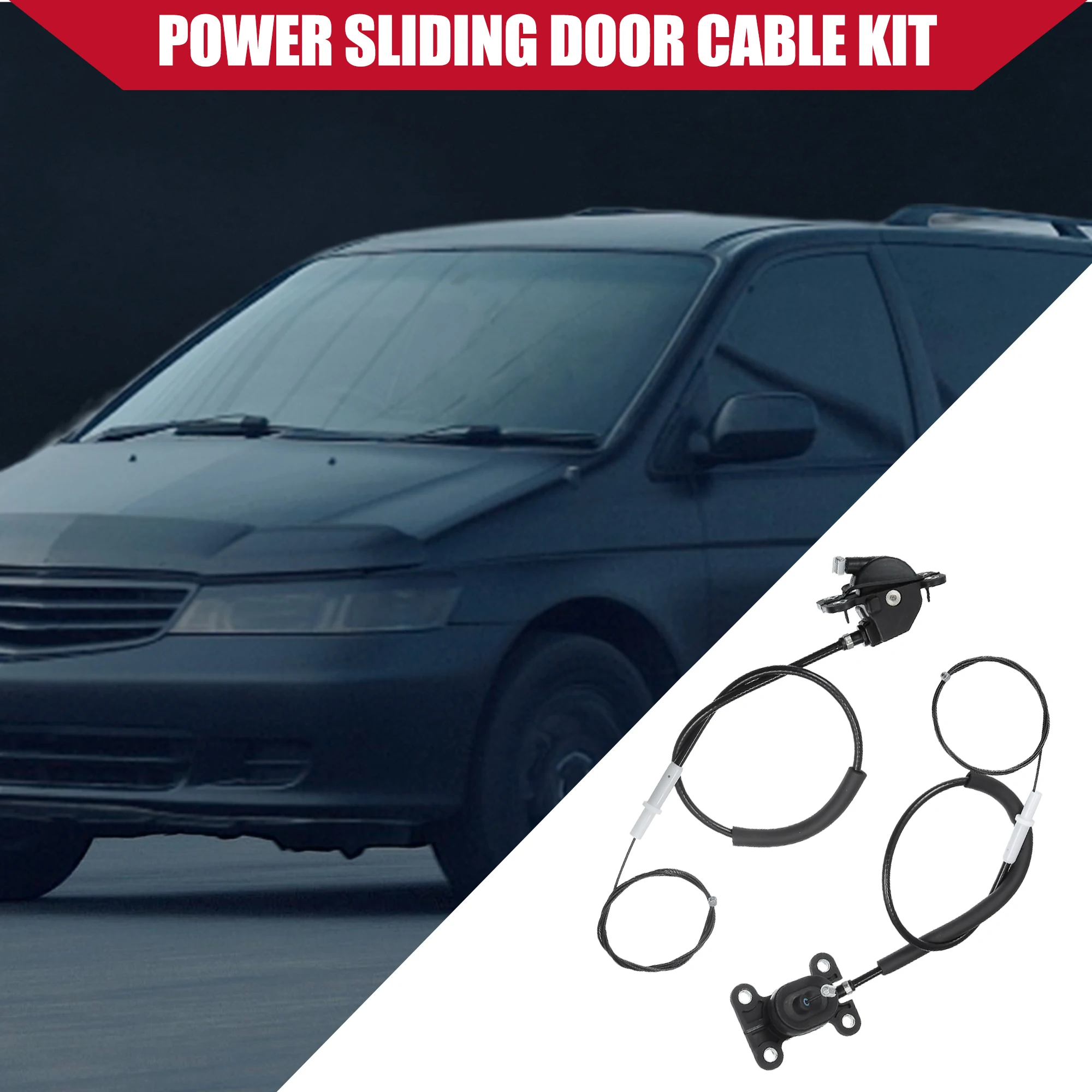 X Autohaux Cables de puerta corredera derecha Honda Odyssey 2005-2010