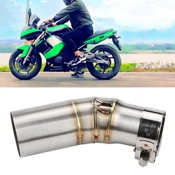 Tubo intermedio de escape de acero inoxidable para Kawasaki Ninja 400