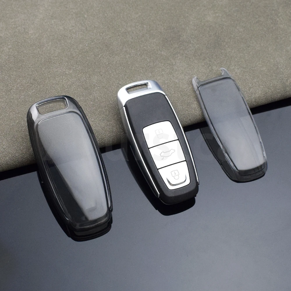 Funda TPU transparente para llave Audi A6 A7 Q5 Q7 Q8 e-tron - imagen 3