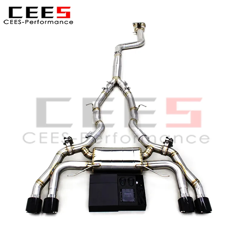 Escape CEES Catback BMW X3M F97 3.0T acero inoxidable válvula