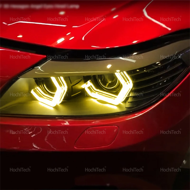 Kit LED Ojos de Ángel amarillo estilo M4 para BMW Z4 E89 - imagen 3