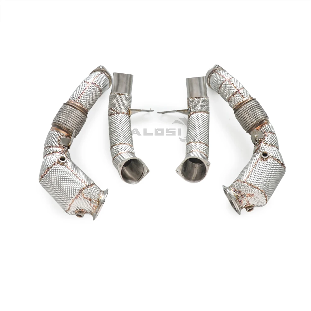 Tubo de bajada inoxidable BMW M550i G30 N63 4.4 T - imagen 3