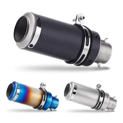 Silenciador de escape universal 51/60 mm para moto estilo GP