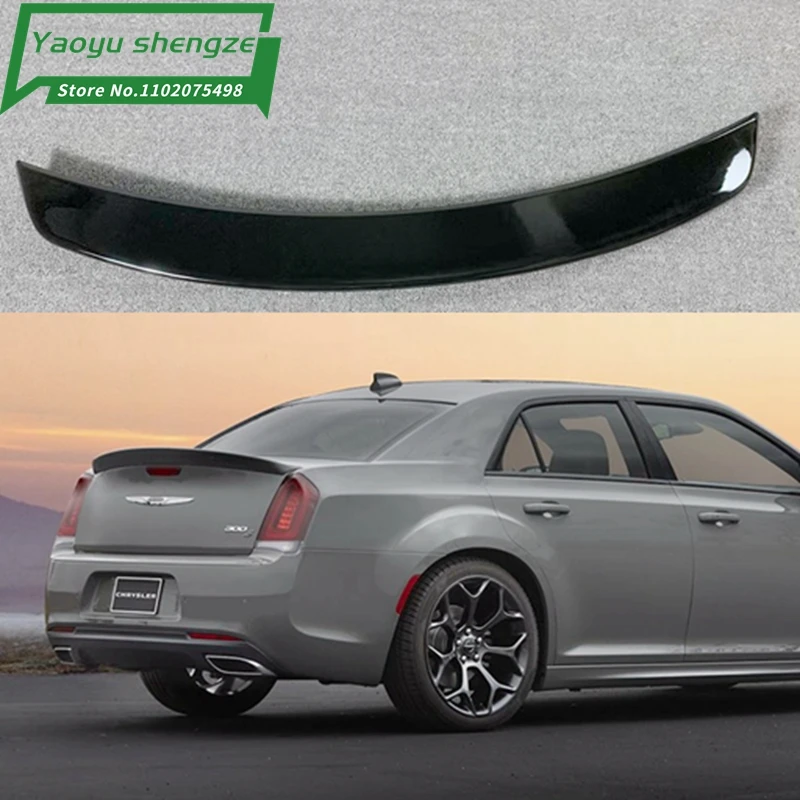Alerón trasero de maletero estilo de fábrica ABS para Chrysler 300C 2011-2016 - imagen 2
