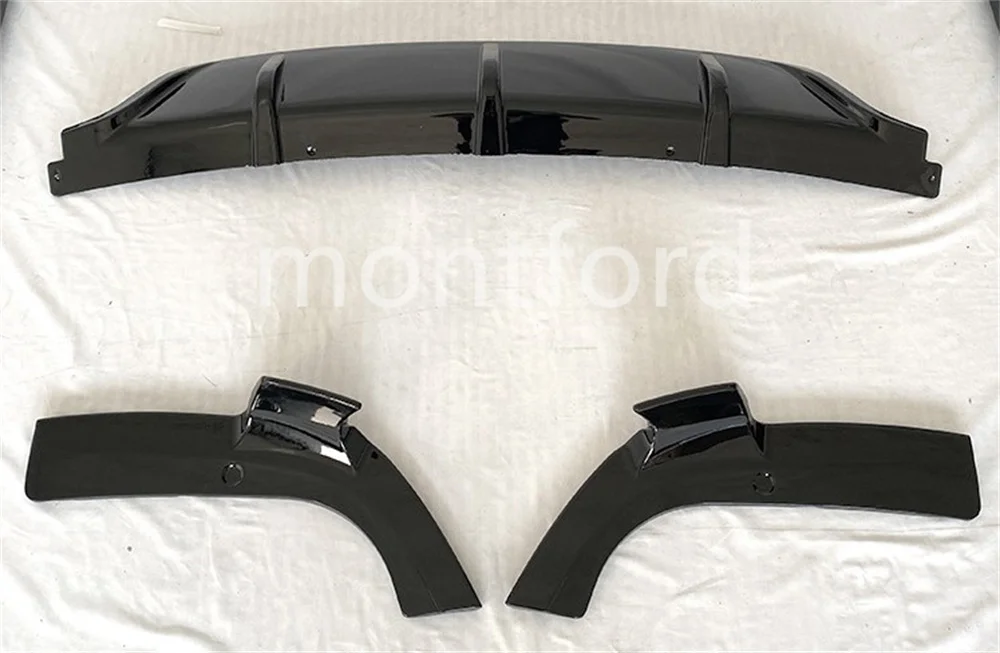 Difusor parachoques trasero BMW X6 G06 estilo fibra carbono - imagen 2