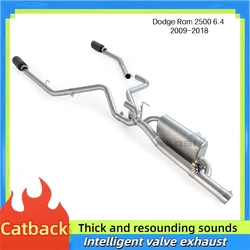 Escape cat-back con válvula para Dodge Ram 2500 6.4 2009-2018