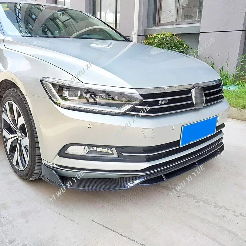 Splitter frontal negro brillante – VW Passat B8 2017-2019 - imagen 2