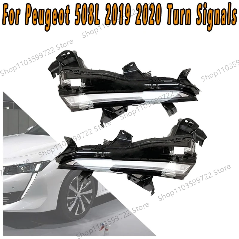 Luces LED de parachoques delantero para Peugeot 508L