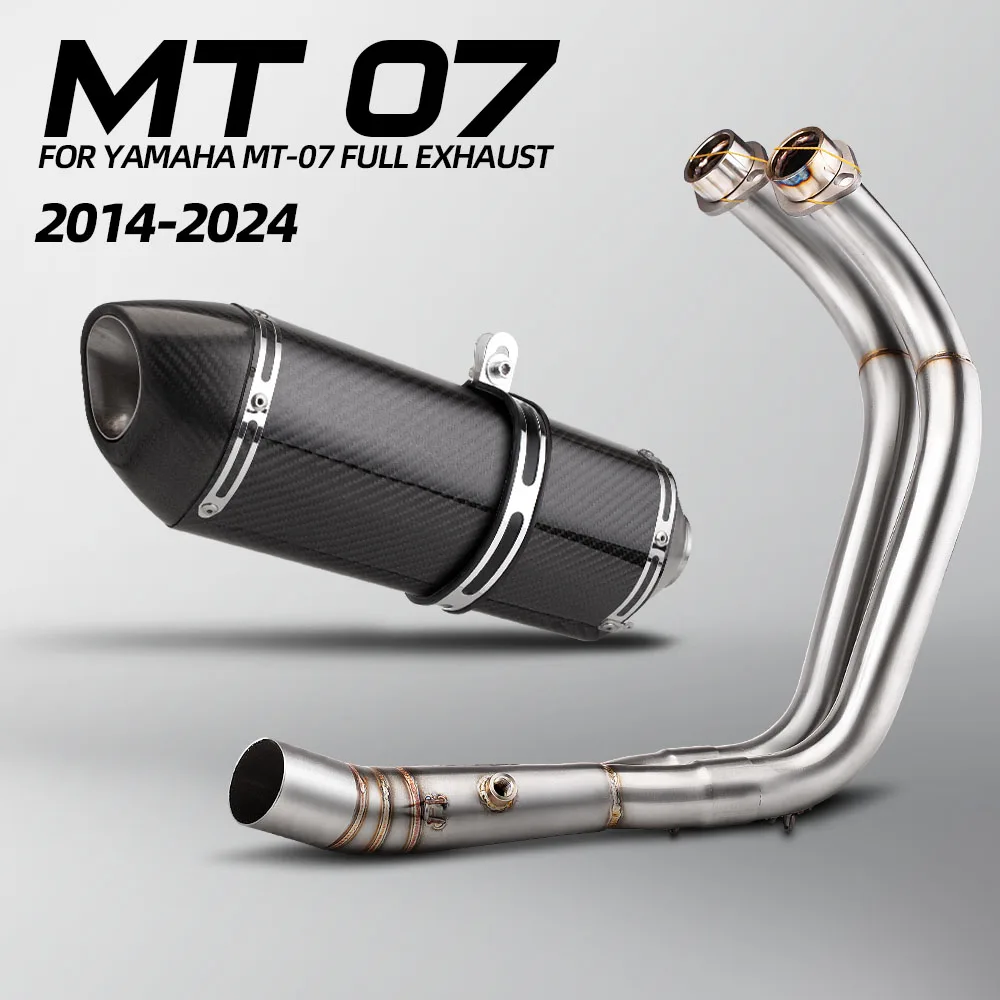 Sistema de escape R77 completo con DB Killer – Yamaha MT-07/R7 - imagen 3