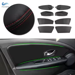 Reposabrazos de puerta en microfibra para Renault Megane III