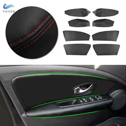 Reposabrazos de puerta en microfibra para Renault Megane III
