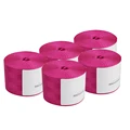 5pcs dark rose