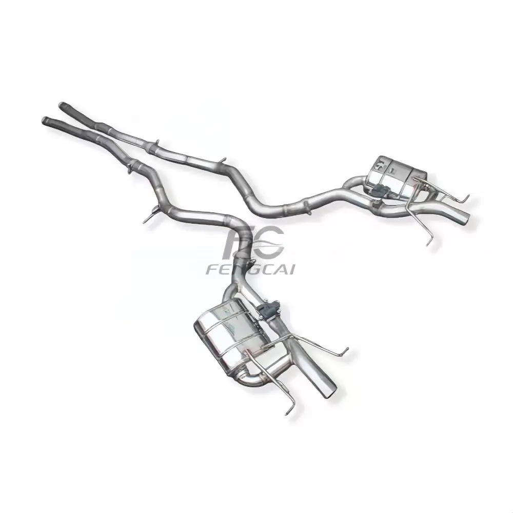 Silenciador catback de acero inoxidable para Mercedes W222