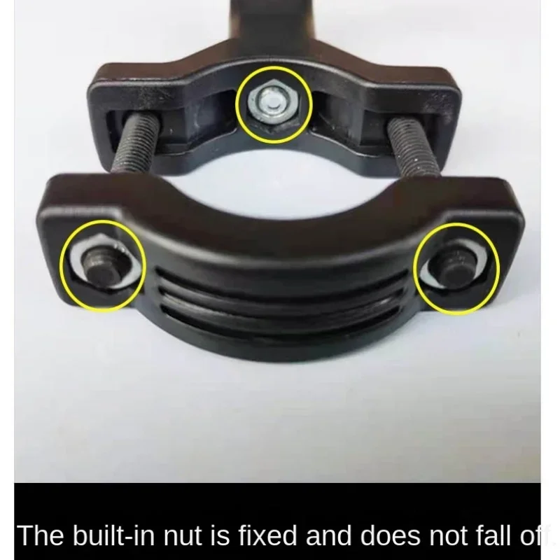 Gancho de aluminio para casco de moto con soporte y tornillo - imagen 4