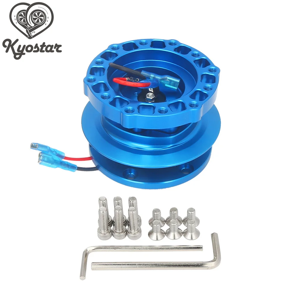 Adaptador de buje de liberación rápida Kyostar para volante de coche de carreras