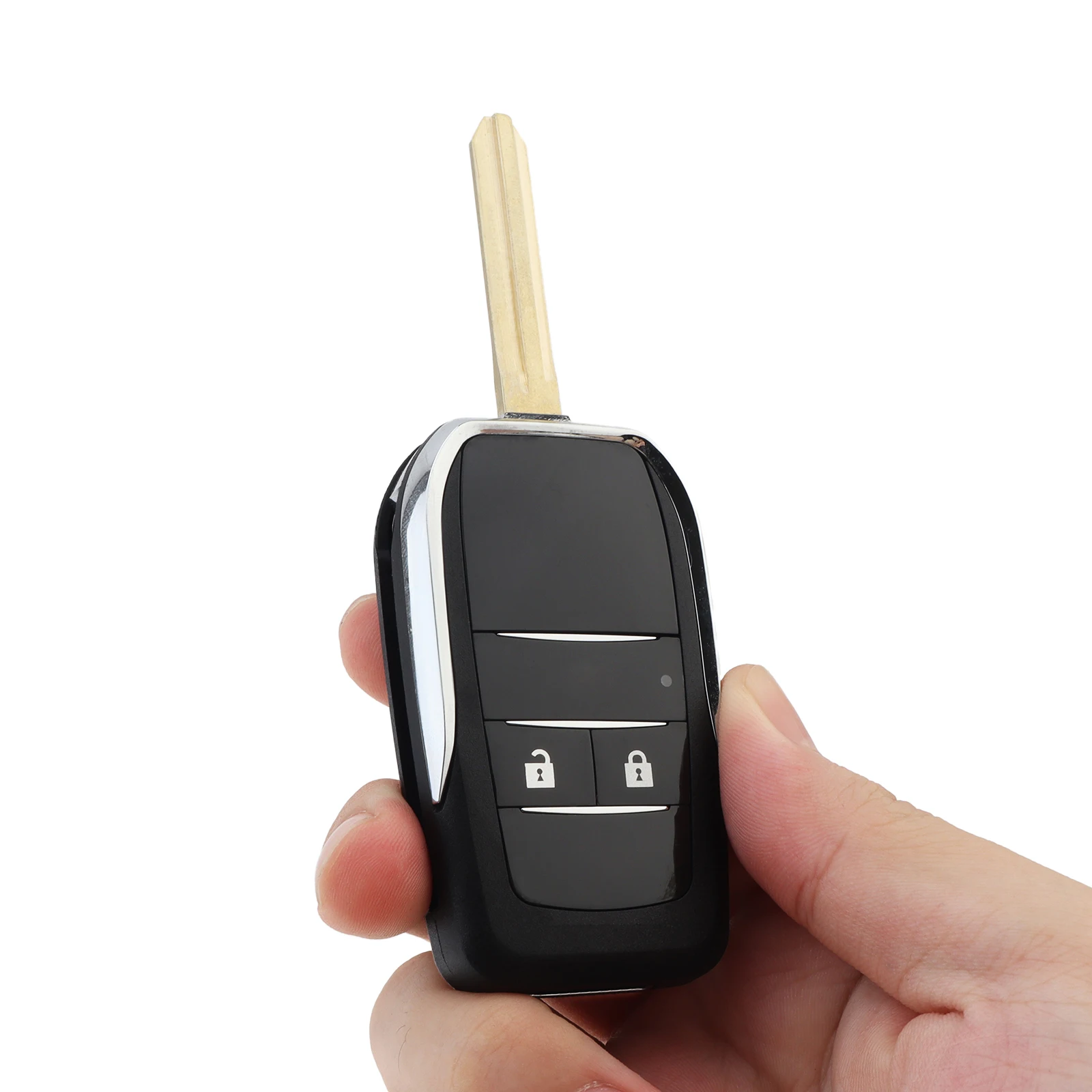 Carcasa de llave de coche remota con tapa modificada, actualización de 2/2 y 1/4 botones, compatible con Toyota Reiz Camry Rav4 Yaris Corolla 4Runner Avalon - imagen 5