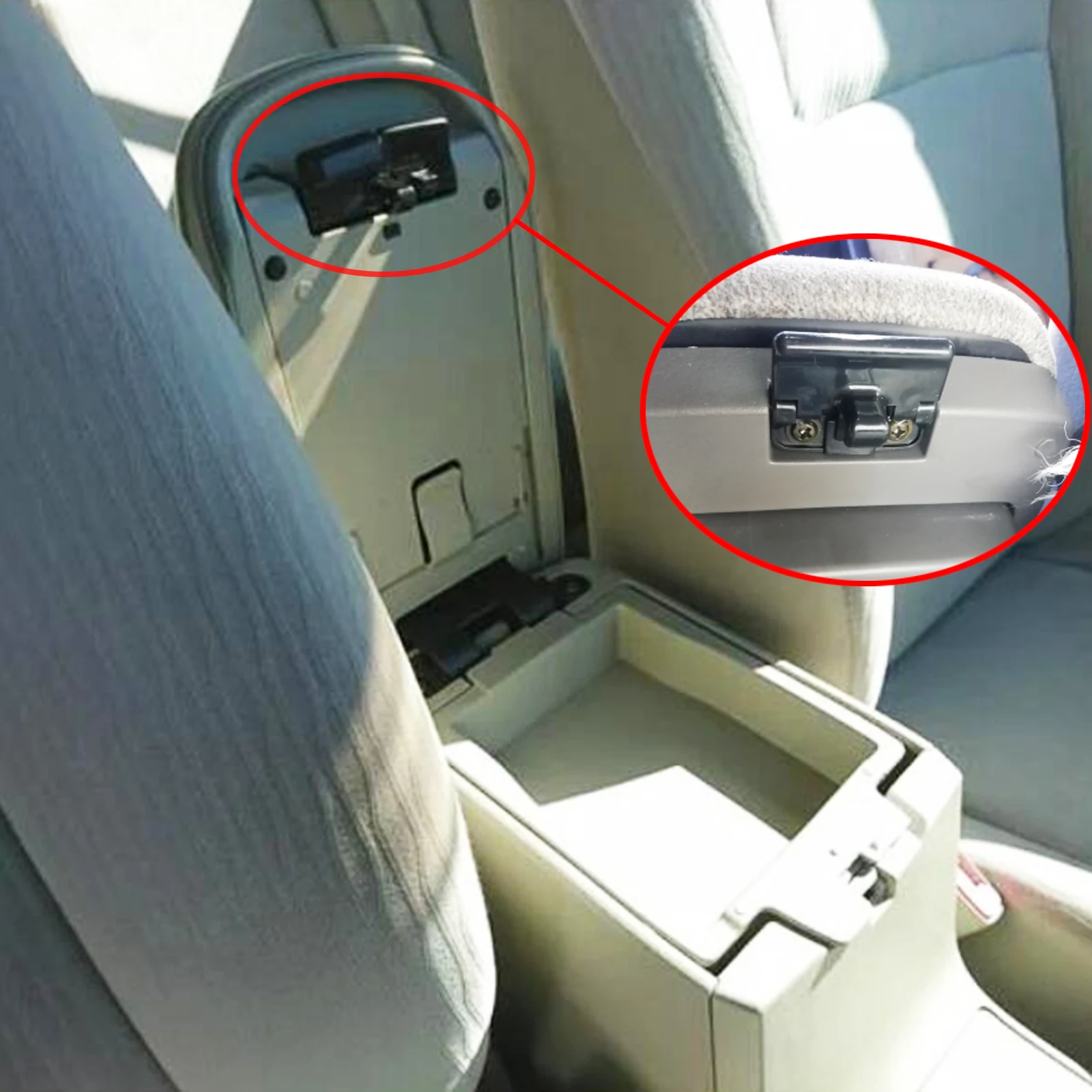 Tapa reposabrazos Toyota Solara XV30 Hilux con clip - imagen 5