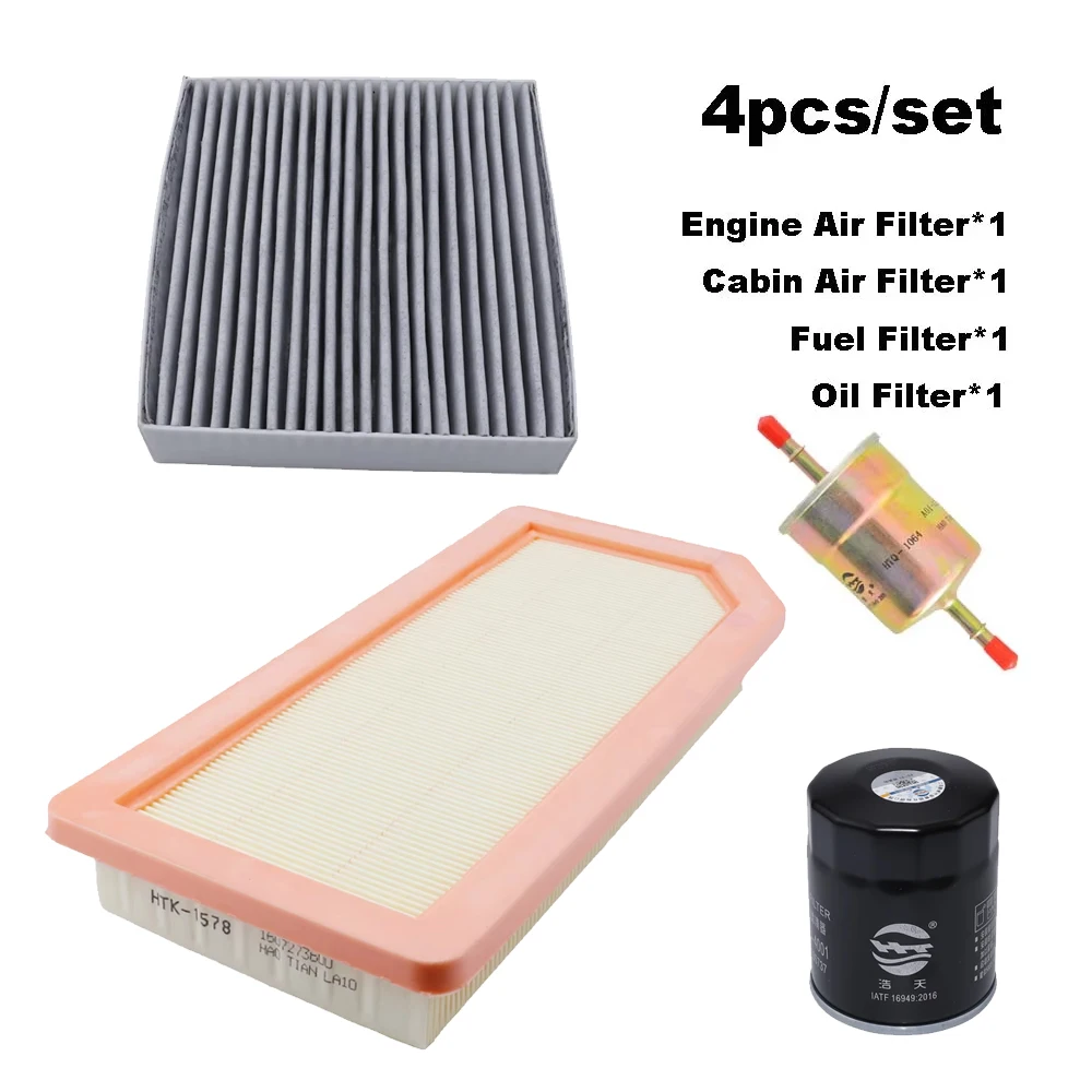 Kit filtros BYD Tang DM-i 1.5L híbrido: aceite combustible cabina aire