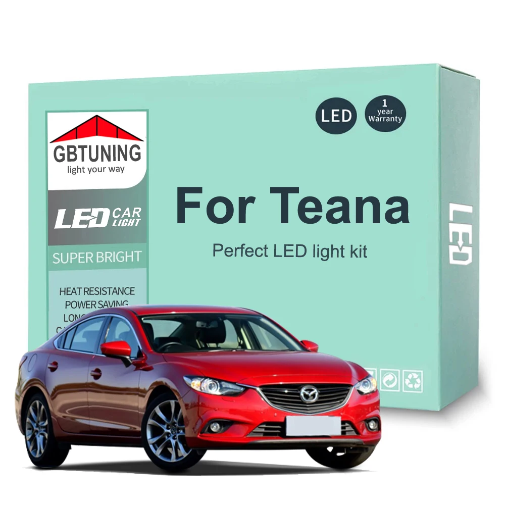 Bombilla LED Canbus interior y matrícula Nissan Teana J31-J33