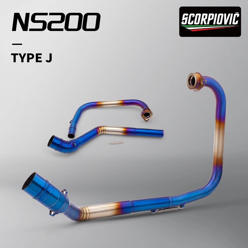 Tubo intermedio de escape de 51 mm para Bajaj Pulsar NS200 - imagen 2