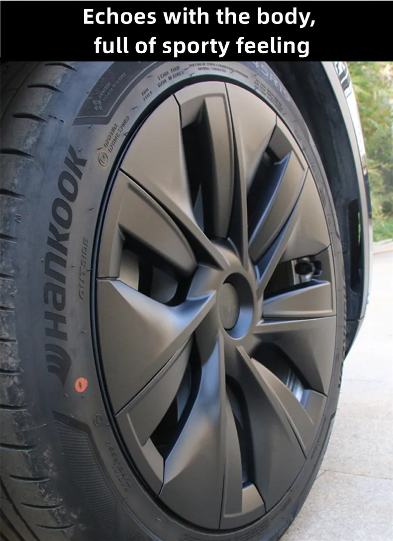 Detalle tapacubos Tesla