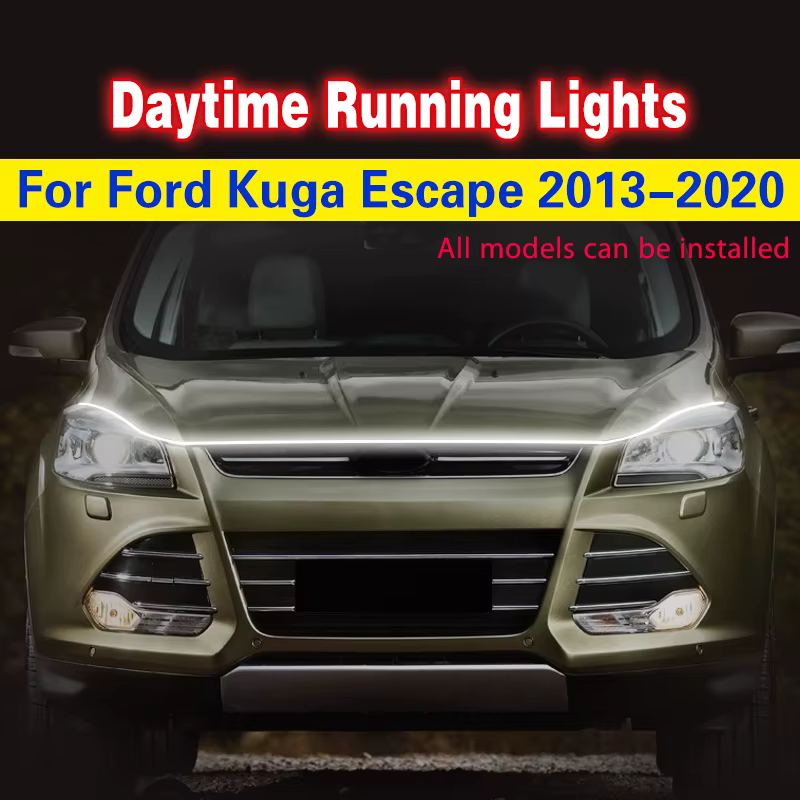 Luz diurna LED flexible para Ford Kuga/Escape 2013-2020