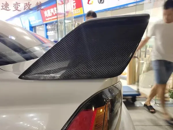 Alerón trasero de fibra de carbono para Mitsubishi Lancer EX 2014-2021 - imagen 3
